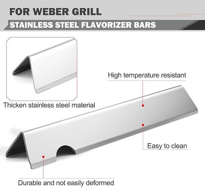 Genesis II E-310 Grill Parts for Weber Genesis II GS4 E310 E-315 E-335 Grill Replacement Parts Genesis II/LX 300 LX E-340 S-340 66095 Cooking Grates 66795 Flavorizer Bars 66685 Heat Deflector Grids