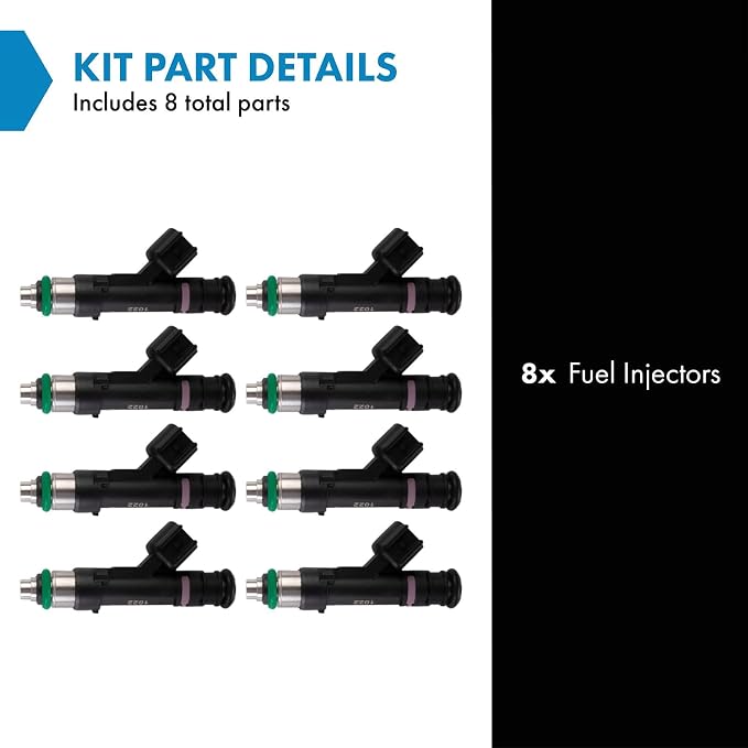 TRQ Fuel Injector Set | For 2007-2008 Ford Expedition Lincoln Navigator