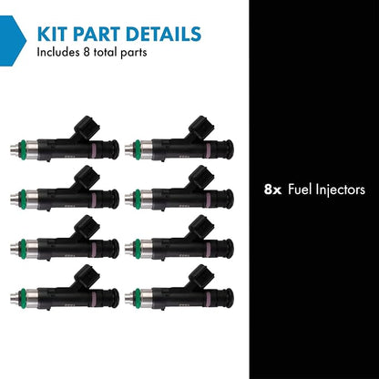 TRQ Fuel Injector Set | For 2007-2008 Ford Expedition Lincoln Navigator