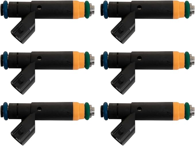 TRQ Fuel Injector Set | For 2003 Ford E-150 E-150 Club Wagon 1999-2002 Econoline Econoline Club Wagon E-250 E-250 1999-2003 F-150 2004 F-150 Heritage