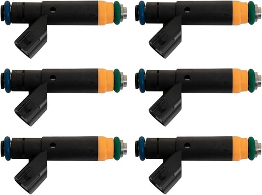 TRQ Fuel Injector Set | For 2003 Ford E-150 E-150 Club Wagon 1999-2002 Econoline Econoline Club Wagon E-250 E-250 1999-2003 F-150 2004 F-150 Heritage