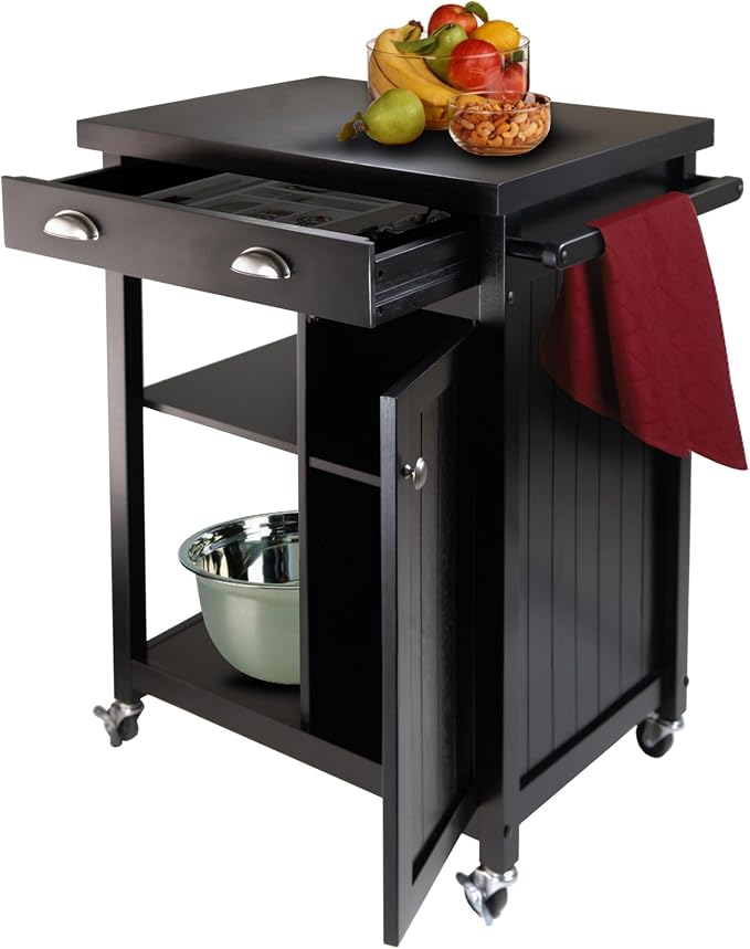 Winsome Timber Kitchen, Black