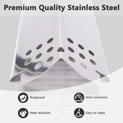 Replacement Parts for Nexgrill 720-0896B 720-0896C 720-0896E 720-0882A 720-0896 720-0925 Grills, 6 Pack Grill Burner Tubes & Flame Tamers Heat Shields Replacement
