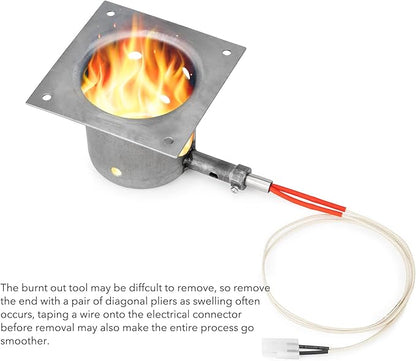 Stanbroil Fire Burn Pot Compatible with Traeger Grill and Most Pit Boss Grills