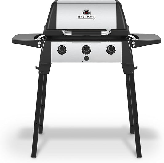 Broil King 952654 Porta-Chef 320 Portable Propane Grill in Stainless Steel and Black