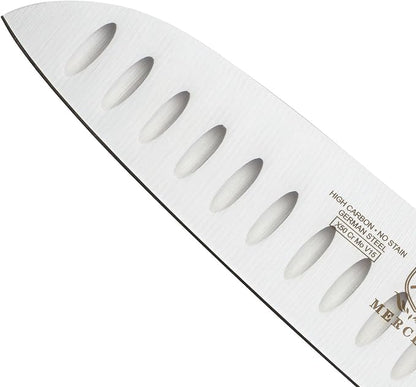 Mercer Culinary M20707 Genesis 7-Inch Santoku Knife,Black
