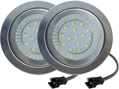 2-Pack DC 12V Range Hood Lamp 1.5W LED Warm White 3000K with SM Male Connector Kitchen Hood Light Smoke Exhauster Light