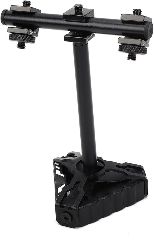 RiToEasysports Camping Light Stand Aluminum Alloy Portable Camping Lamp Holder Triangular Base Stable Setup for Tent Backyard BBQ Picnic Hiking