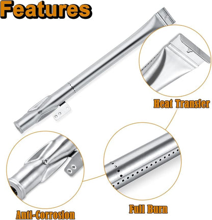 Grill Replacement Parts Nexgrill Grill Flame Tamers Burner Repair Kit Nexgrill Heat Plates 720-0888n 720-0898 Burners 720-0830h Parts BHG Grill Parts Heat Shield Tent Plates and Tube Burner