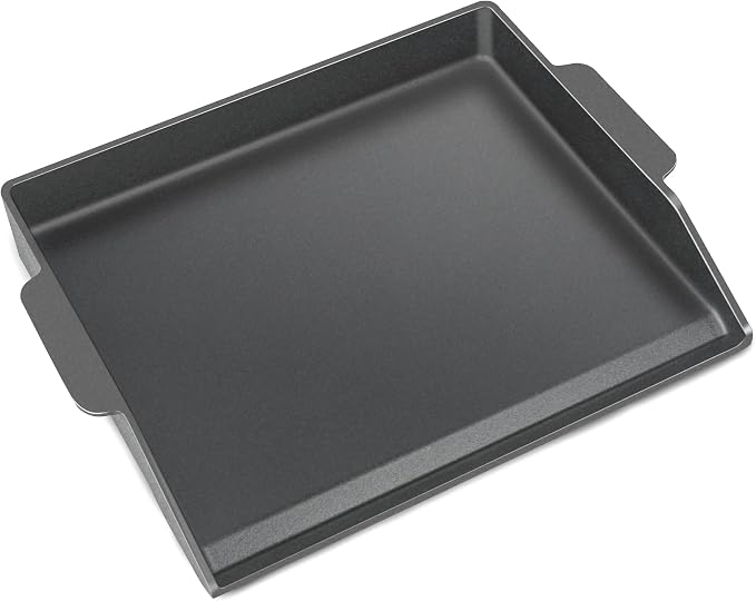 Cast Iron Griddle for Gas Grill Stove Top Plate Universal Flat Griddle Insert Stovetop Skillet Charcoal Electric Range Oven Large Cooking Pan Replacement Outdoor Camp Camping Part 23" x 16"