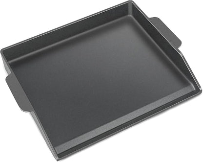 Cast Iron Griddle for Gas Grill Stove Top Plate Universal Flat Griddle Insert Stovetop Skillet Charcoal Electric Range Oven Large Cooking Pan Replacement Outdoor Camp Camping Part 23" x 16"