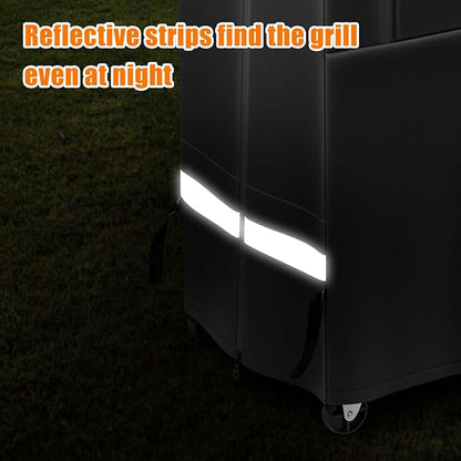 Grisun Grill Cover for Traeger Timberline XL TBB01RLG, Ironwood XL TFB93RLG BAC639 BAC647 Wood Pellet Grills - Heavy Duty Waterproof Fade Resistant Grill Cover for Traeger Cover