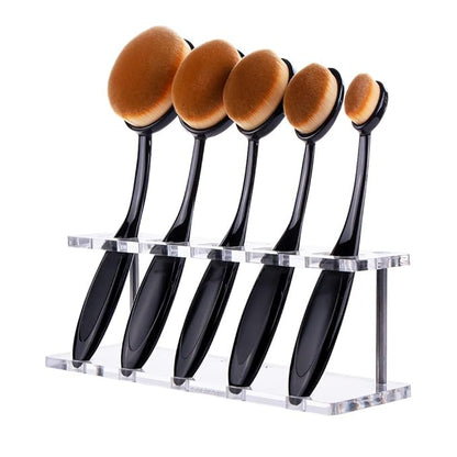 UNIMEIX 5 Pack Blending Brush for Card Making Crafting Ink Blender Brushes Set Tool Paper Background Brush Drawing Scrapbooking & Stamping Supplies (Brown)