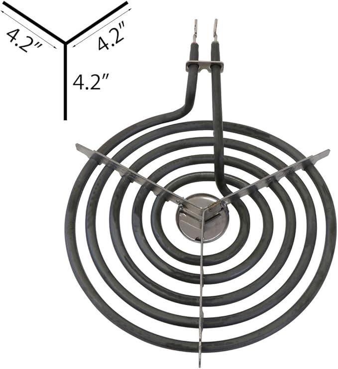 Kitchen Basics 101 WB30T10074 WB30T10078 Electric Range 4 Piece Set Surface Element Burner Kit for GE Hotpoint AP3186376, 243922, 911363, WB30T10033, AP5983743, WB30X20479, WB30X24401, PS11721464