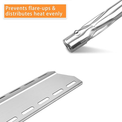 Grill Replacement Parts for Charmglow 720-0234, Nexgrill 720-0033 | Member's Mark 720-0584, Kirkland 720-0025, SAMS 720-0584A, Heat Plates and Burner Tubes 5 Burner Grill