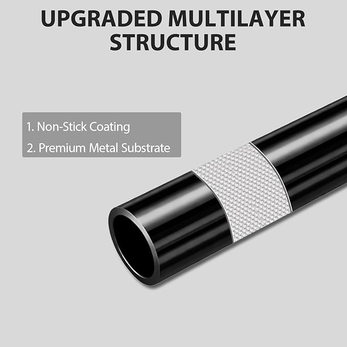 Utheer Cast Iron Porcelain-Enamel Cooking Grates for 4 Series Vertical Pellet Smoker - Onyx Edition PBV4NX, 5 Pack Smoking Rack Set 19.76" × 12", Replacement Smoker Racks