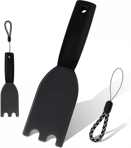 Grill Scraper Heat-Resistant Nylon with Camo Black Lanyard, Compatible with George Foreman 1925B01B & Most Grooved Indoor Grills for Easy Cleaning & Comfortable Grip