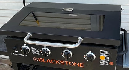 BBQ Future Griddle Lid for Blackstone 28 inch Griddle, Clear View Griddle Hard Cover Hood for 28" Blackstone 1517 1853 2206 1885 and More, Flat Top Cooking Station