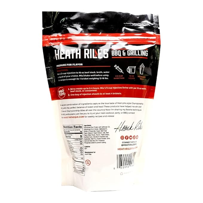 Chicken Injection & Brine with Beef Injection, Heath Riles Meat Injector, Award Winning Chicken Injector & Chicken Brines, Made in the USA