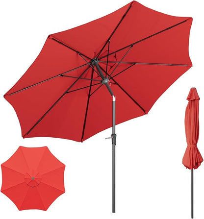 Outdoor Patio Umbrella, 8 Ribs Market Table Umbrella
