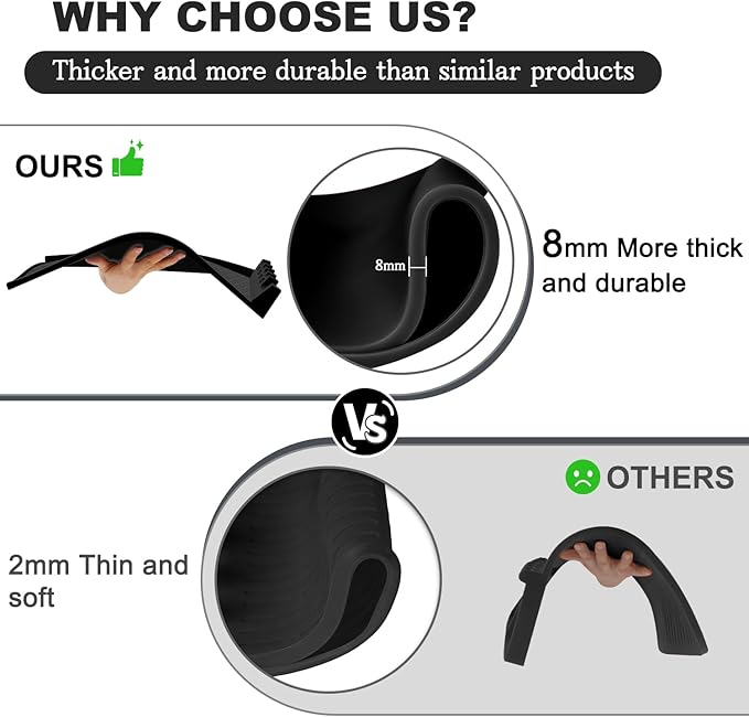 Silicone Griddle Tools Mat for Blackstone, Silicone Grill Mat with Drip Pad, Side Shelf Mats Grill Pad Spatula Mats for Outdoor Grill Kitchen Countertop, BBQ Accessories Gifts for Men (Black)