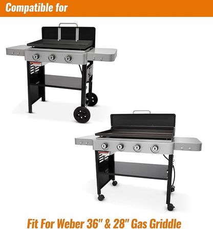 NUPICK 15 Pack Drip Pan Compatible for Weber SmokeFire EX4 / EX6 / EPX6, Genesis II 400/600, Summit 400/600 Series Grills, Fit for Weber 36” & 28” Griddle, 11.4" x 2.9" x 4.75"