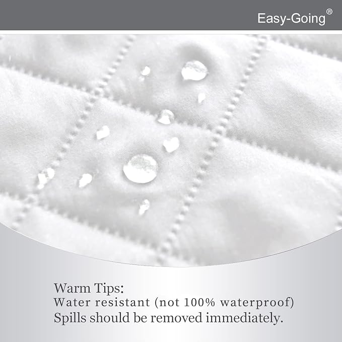 Easy-Going Reversible Couch Cover, Recliner 22 in, White/White | Machine Washable Slipcover For Dogs, Water Resistant Furniture Mat For Living Room, Non-Slip Sofa Cover, Pet Friendly