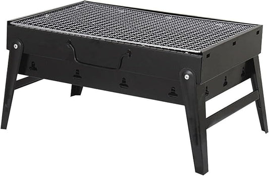 BBQ Grill Outdoor Charcoal Grills Small BBQ Folding Portable Charcoal Outdoor Camping Picnic Burner FoldableCharcoal Camping Barbecue Oven
