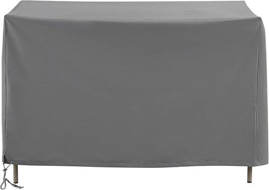 Crosley Furniture Patio Furniture Covers, Waterproof Outdoor Storage Deck Box Cover for Backyard, Gray