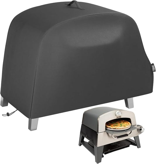 EVRBUL Pizza Oven Grill Cover Outdoor Waterproof 420D Pizza Oven Cover Compatible with Cuisinart CGG-403 3-in-1 Grill, Griddle and Pizza Oven 27.6" L x 21.2" W x 17.5" H