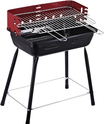 Barbecue Charcoal Grill Outdoor Portable Charcoal Grill Barbecue Grill Perfect For Camping Travel Garden Portable Charcoal Grill, 58*38*76.5cm