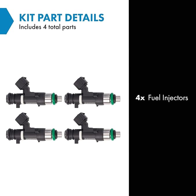 TRQ Fuel Injector Set | For 2003-2008 Nissan Maxima 2003-2004 Murano 2004-2009 Quest