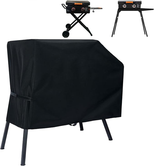 NOELIFE Grill Cover for Blackstone 22 inch Griddle with Hood and Stand, Waterproof Griddle Accessories for Blackstone 17 and 22 inch, Windproof and UV Resistant (Cover only)