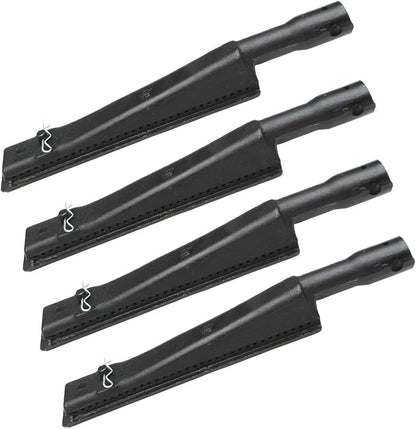 Parts DB102 (4-Pack) 12 7/8" x 2 1/8" Cast Iron Burner Replacement for Brinkmann 810-4415-0, 810-4415-1, Charmglow, Costco Kirkland, Grill Zone, Nexgrill 720-0082 Gas Grill