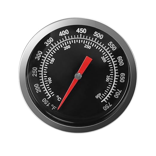 Dome Temperature Gauge for Pit Boss Vertical 2/3-Series, Memphis Ultimate | Replacement for PB1230G Combo Grills Temperature, Compatible with Pit Boss Combo Charcoal Grills, Waterproof/Fogproof