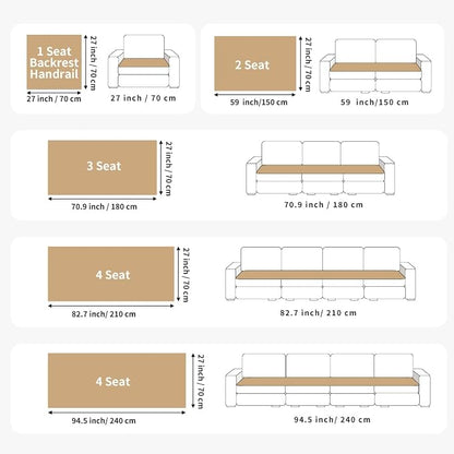 Velvet Couch Covers for Dogs, Dog Sectional Couch Covers, Pet Couchs Cover for Large Sectional, Couchs Protector for Dogs, Sectional Sofa Cover for Pet Washable(1PC,Beige White,27.6"×94.4")