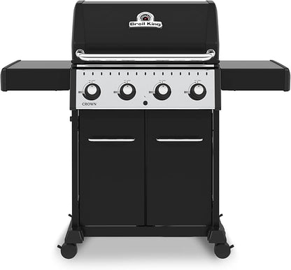 Broil King 865254 Crown 420, Liquid Propane (LP), Black