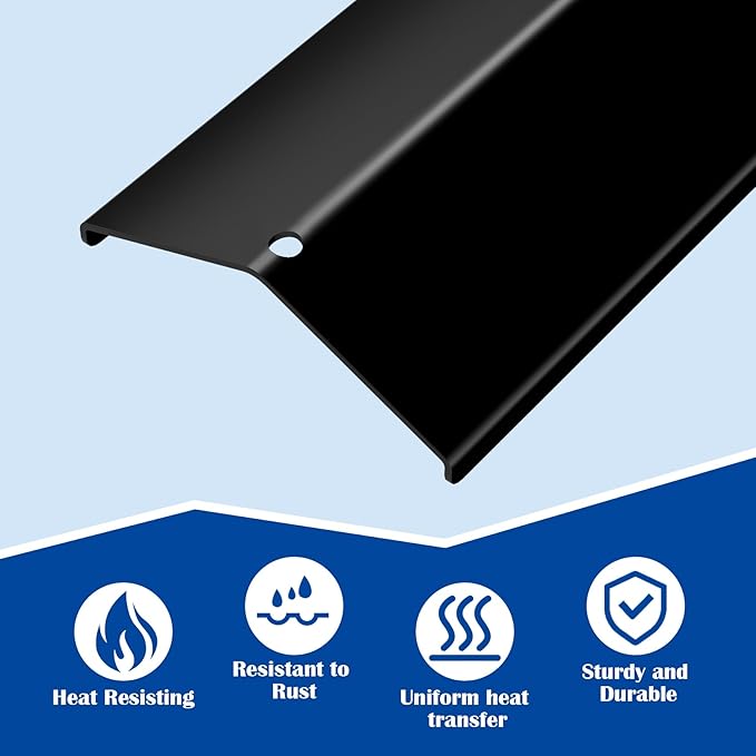 SafBbcue 1767054 15202029 Heat Plates for Oklahoma Joe's 15202029 1767017 16202046 12201767 14201767 Grill Parts, Porcelain-Enameled Heat Tent for Oklahoma Joe 3 Burner Longhorn Combo Grill 18202083