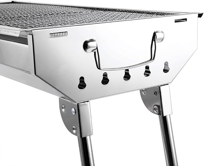 Enjoy Cooking Party Friend Family Grilled Food Portable Charcoal Grill BBQ Outdoor Camping Grilling Barbecue Smoker Burner Patio Backyard Stove