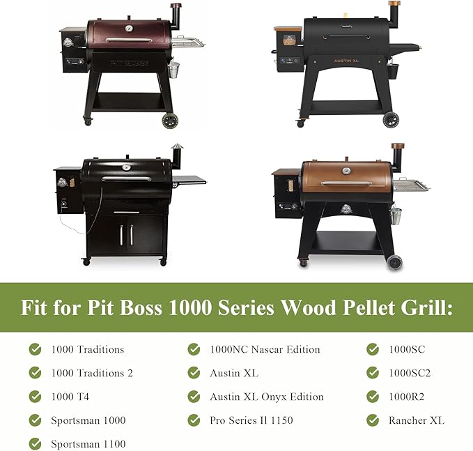 Utheer Warming Rack for Pit Boss Austin XL 1000 Series Pellet Grills, Fit Pit Boss Austin XL, Rancher XL 1000, Sportsman 1000, Pro Series II 1150, Stainless Steel Foldable Upper Grill Rack