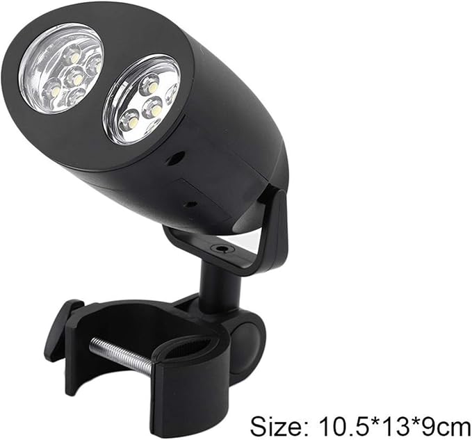 Barbecue Light Bright Adjustable 10 LED BBQ Grill Barbecue Light Outdoor Handle Mount Clip Camp Lights Waterproof Heat Resistance Lamp