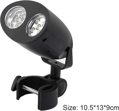 Barbecue Light Bright Adjustable 10 LED BBQ Grill Barbecue Light Outdoor Handle Mount Clip Camp Lights Waterproof Heat Resistance Lamp