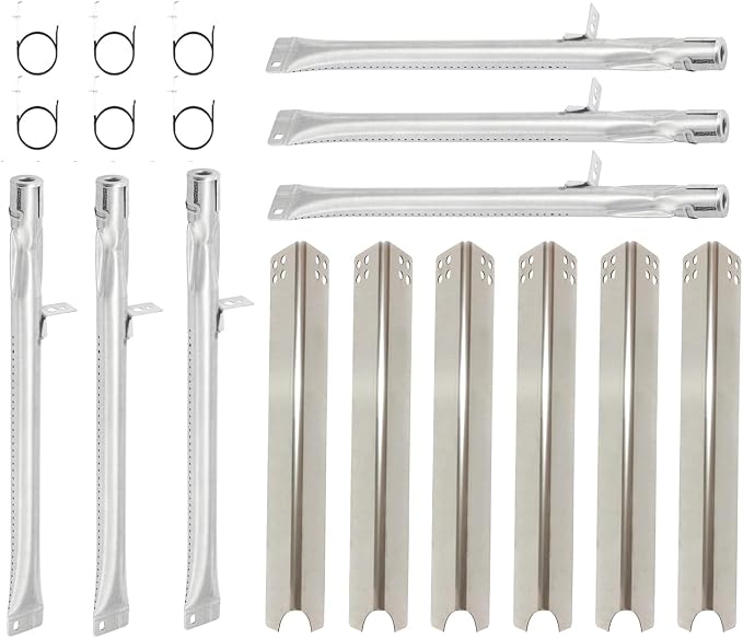 S994D1 (6-Pack) S140H1 (6-Pack) Stainless Steel Heat Plate and Burner for kenmore grill replacement parts for Brinkmann 810-6680-S