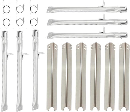 S994D1 (6-Pack) S140H1 (6-Pack) Stainless Steel Heat Plate and Burner for kenmore grill replacement parts for Brinkmann 810-6680-S