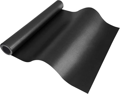 BBQ Grill Mat Roll, Cut to Size Grill Mats for Outdoor, Non-stick Accessories for Gas, Charcoal, Electric Grill, 15.75IN x 10 FT(Black)