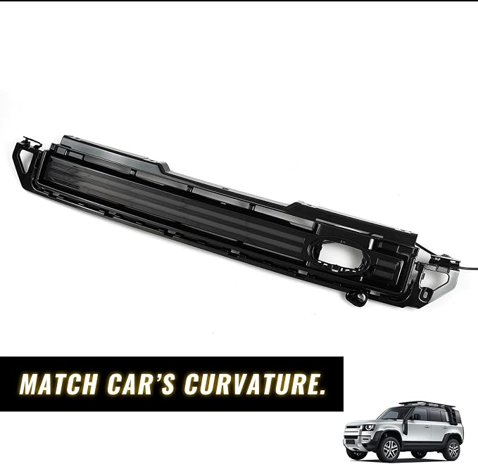 LED Grille Lights for 2020 2021 2022 2023 2024 2025 Land Rover Defender 90 110 Front Grill Trim Strips Lighting Accessories