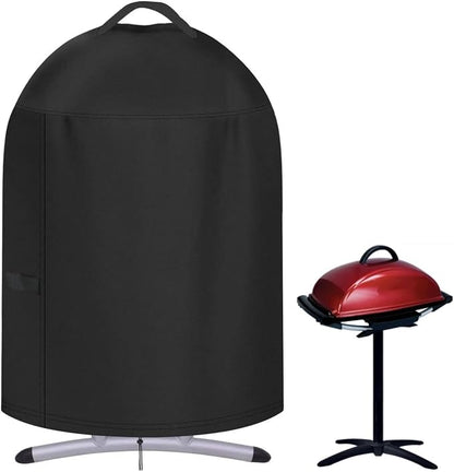 Mini Tabletop Gas Grill Cover for George Foreman Outdoor Electric Griddle | 24x10x36,Waterproof Dustproof Heavy Duty Oxford Fabric,for George Foreman 12 Serving Electric Grill with Stand GFO201R