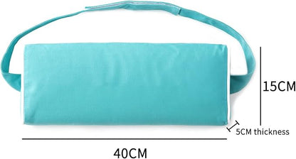 Enipate Outdoor Chaise Lounge Head Pillow, Pack of 2 Water Resistant Headrest Pillows with Elastic Band for Pool Patio Chairs