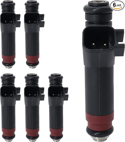 HiSport FJ320 Fuel Injectors 6PCS Compatible with Ford Taurus 2000-2007,Mercury Sable 2000-2005 3.0L