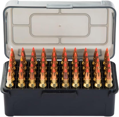 Caldwell 7.62x39 Ammo Box with Removable Lid and Strong Construction for Outdoor, Range, Shooting, Competition and Reloading, 5 count (Pack of 6)